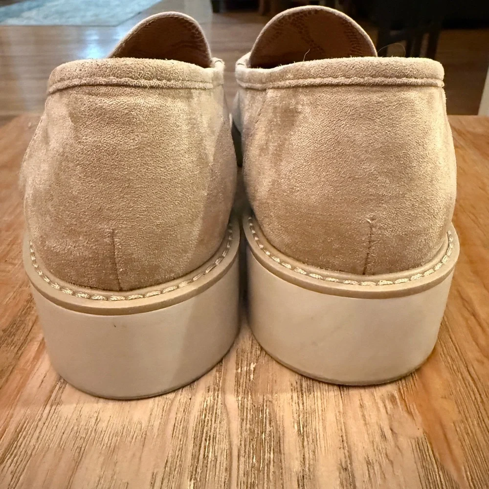 Sonoma Tan Suede Loafers - Picture 6 of 7